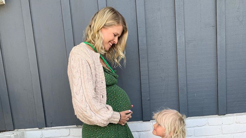 Sarah Wright und ihre Tochter im Mai 2020 in Los Angeles
