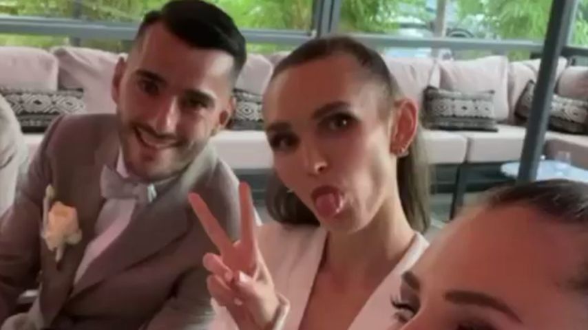Sargis Adamyan, Anna Wilken und Betty Taube im August 2021