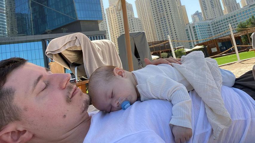Sascha Koslowski mit seinem Sohn Alessandro