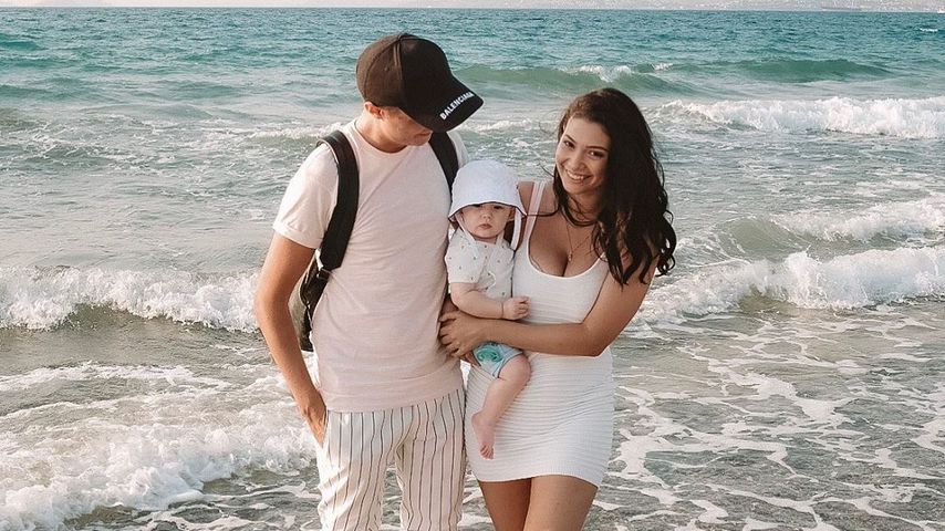 Sascha Koslowski, Paola Maria und Baby Leonardo auf Kos