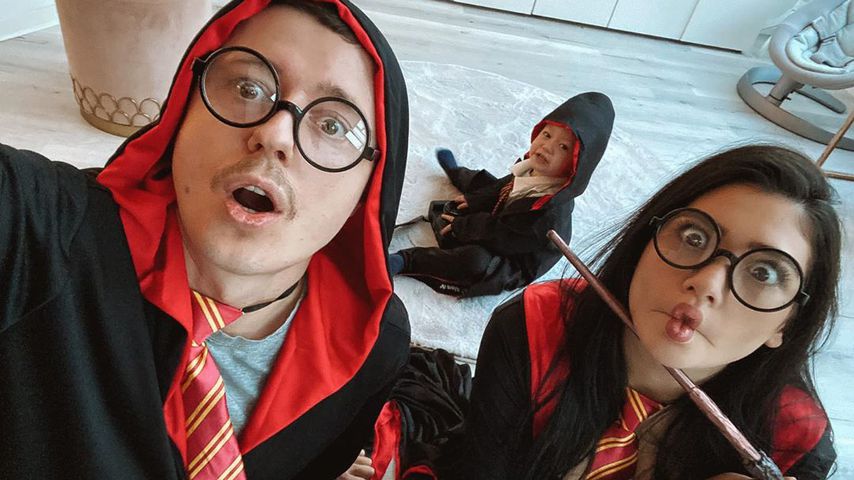 Familie Potter: Paola Maria feiert hochschwanger Halloween