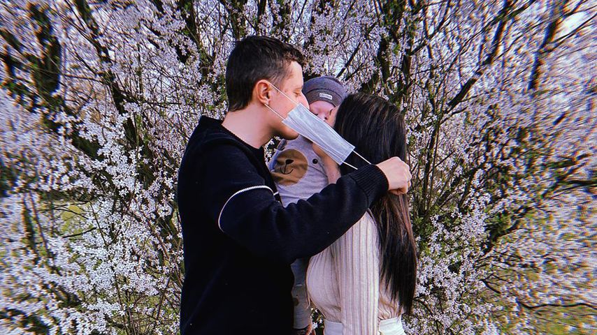 Hier wussten Paola und Sascha schon von der Schwangerschaft