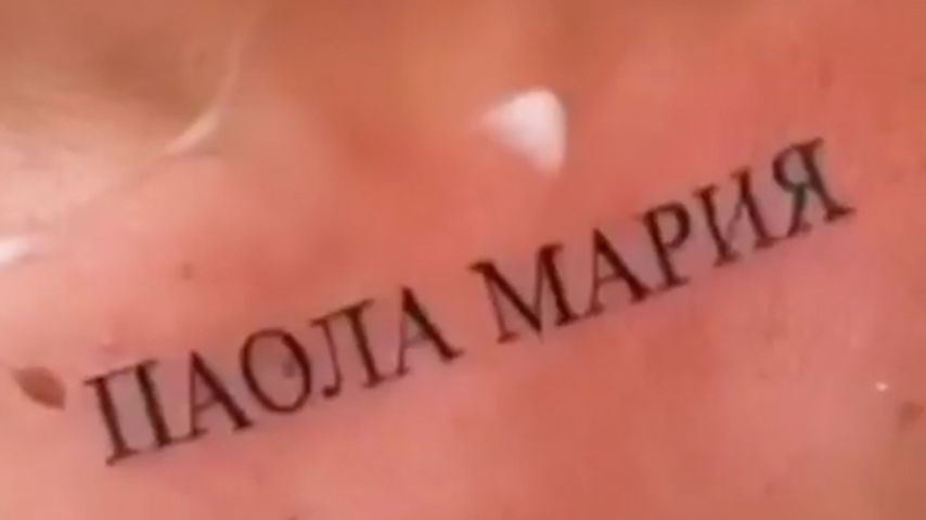 Sascha Koslowskis "Paola Maria"-Tattoo