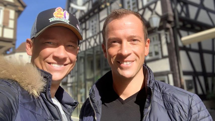 Sascha Lauterbach mit seinem Mann Sebastian Aderhold