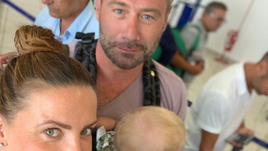 Sasha mit seiner Frau Julia und seinem Sohn Otto