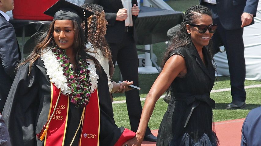 Sasha und Michelle Obama, Mai 2023