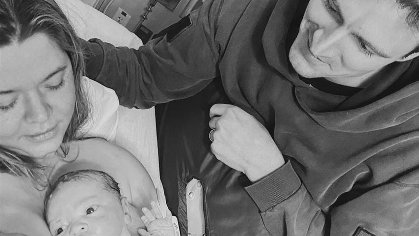 Sasha Pieterse, Hudson Sheaffer und ihr Sohn Hendrix Wade