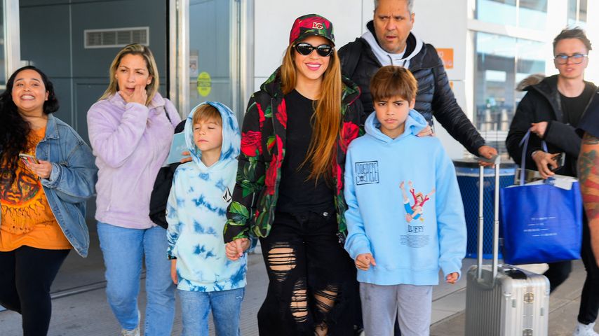 Sasha, Shakira und Milan Piqué Mebarak