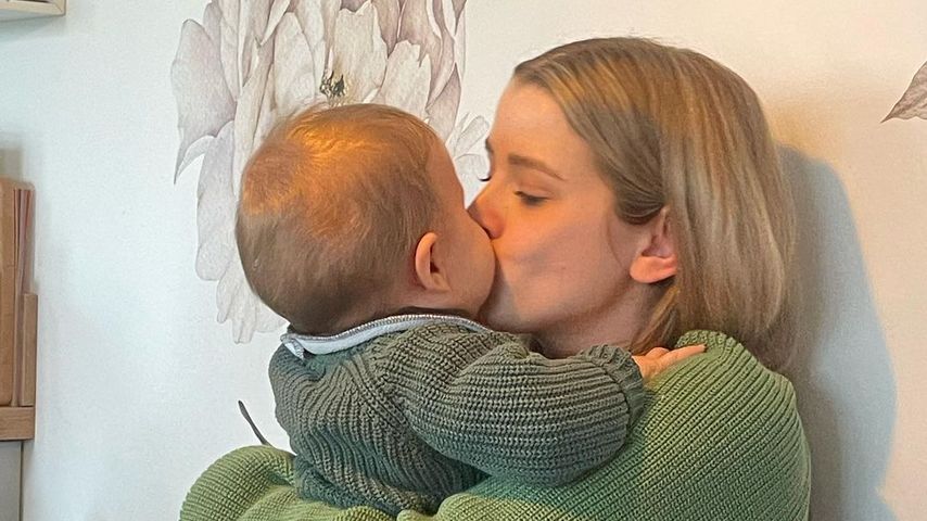 Saskia Atzerodt mit ihrem Sohn, 2023