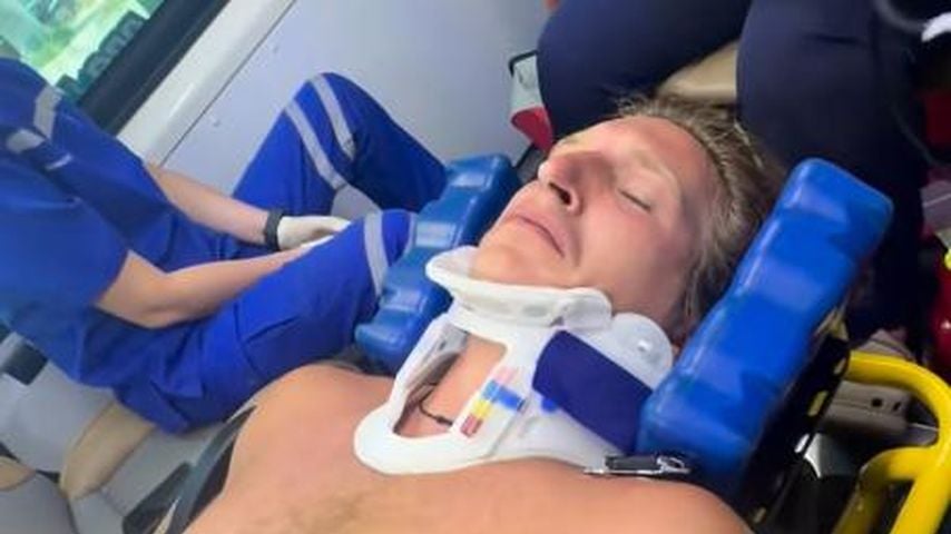 Satansbratan nach seinem Unfall in Thailand