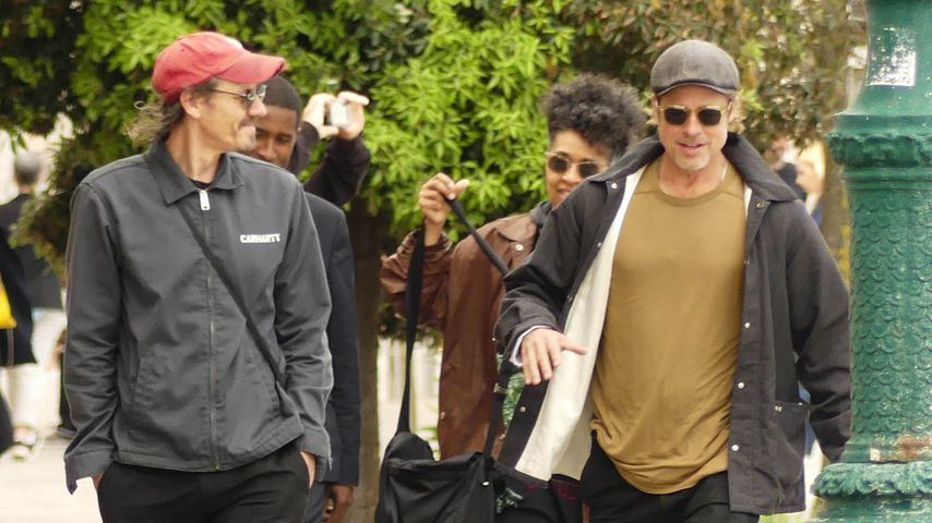 Saul Fletcher und Brad Pitt in Venedig, 2019