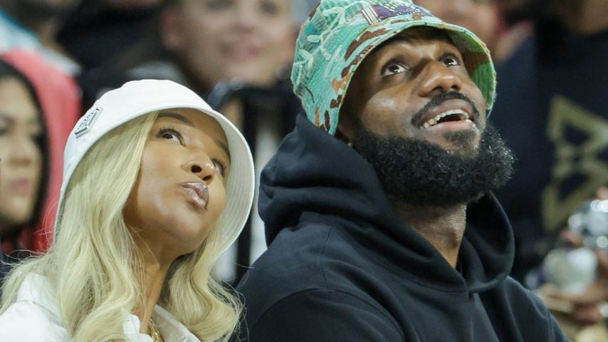 Savannah James und NBA-Star LeBron James