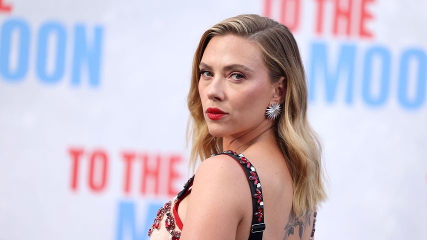 Scarlett Johansson auf der Europapremiere von "To The Moon" in Berlin, Juli 2024