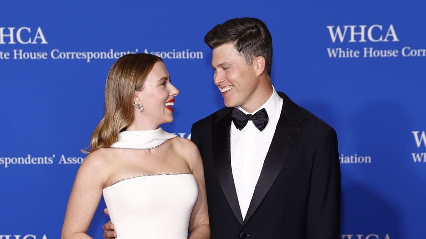 Scarlett Johansson and Colin Jost, 2024
