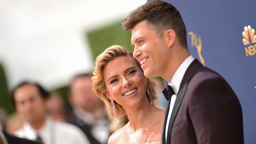 Scarlett Johansson und Colin Jost im September 2018