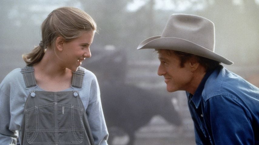 Scarlett Johansson und Robert Redford in "Der Pferdeflüsterer", 1998