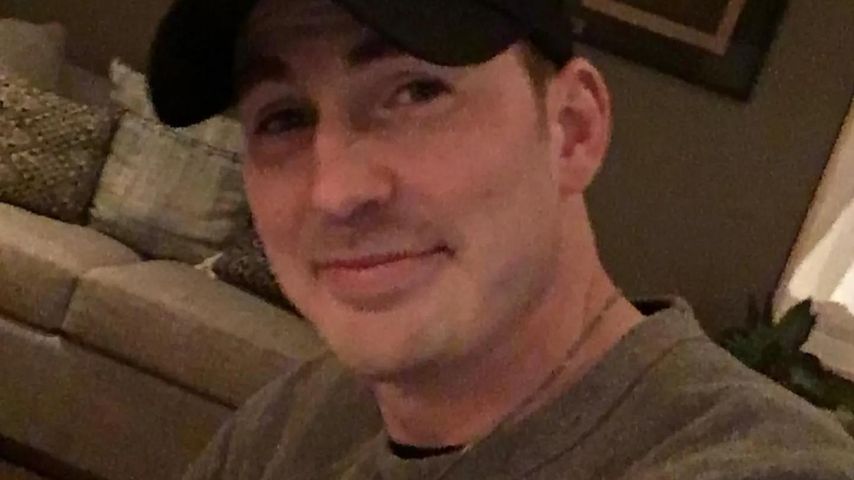 Chris Evans ohne Schnurrbart