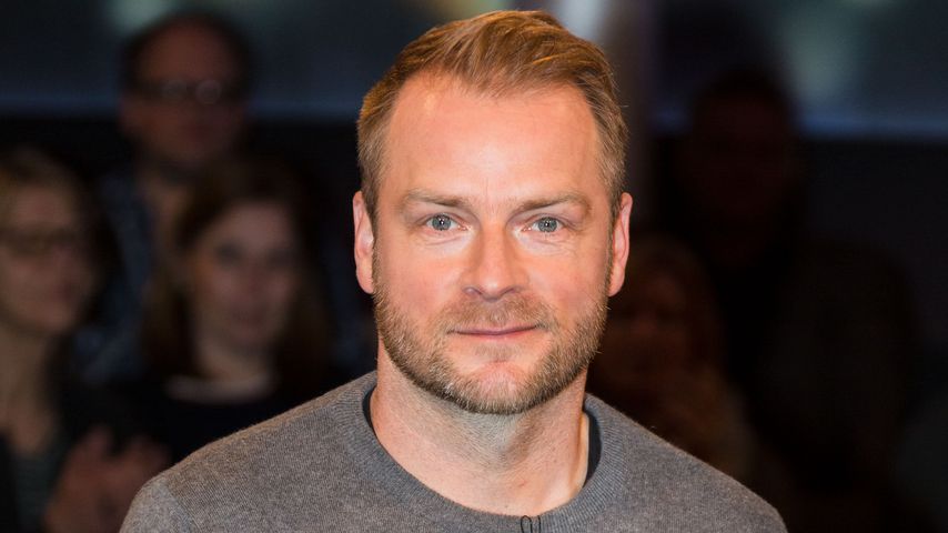 Schauspieler Hinnerk Schönemann bei der Aufzeichnung der NDR-Talkshow "Tietjen und Bommes"