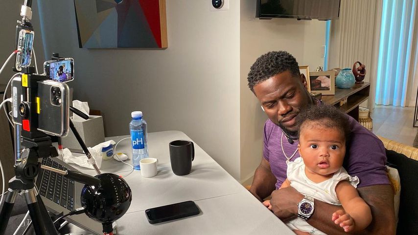 Schauspieler Kevin Hart und seine Tochter Kaori Mai