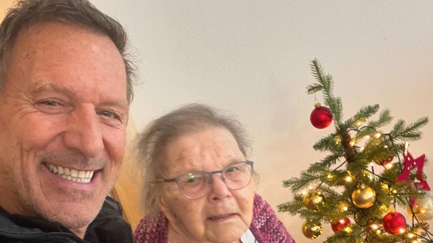 Ralf Möller und seine Mutter Ursula, Dezember 2023
