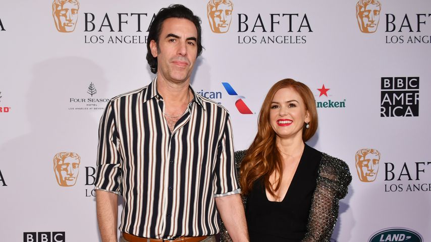 Schauspieler Sacha Baron Cohen und seine Frau Isla Fisher