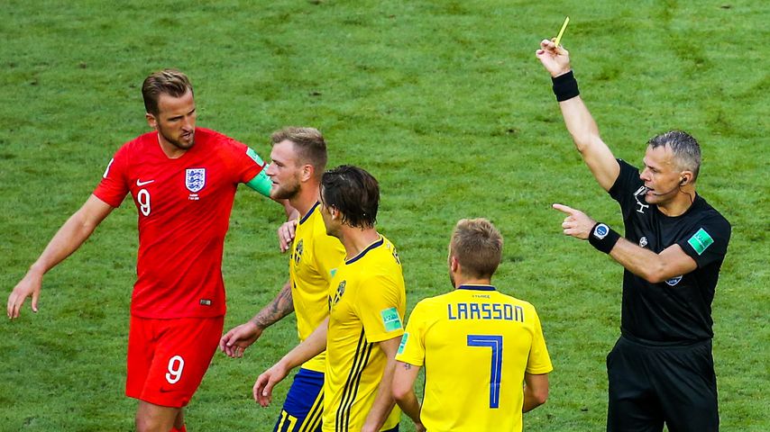 Schiedsrichter Björn Kuipers beim WM-Viertelfinale 2018