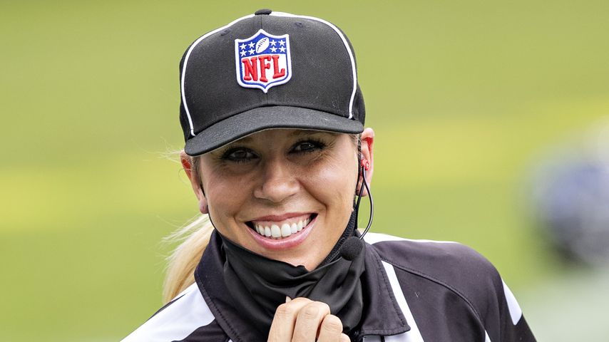 "Down Judge" Sarah Thomas bei einem Spiel im Oktober 2020