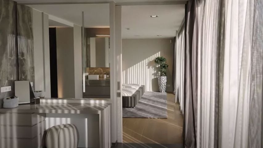Schlafzimmer der Familie Götze in Dortmund