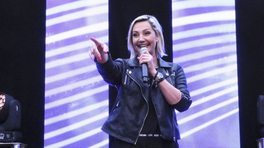 Schlagersängerin Tanja Lasch beim "Chemnitzer Fernsehkarussel"