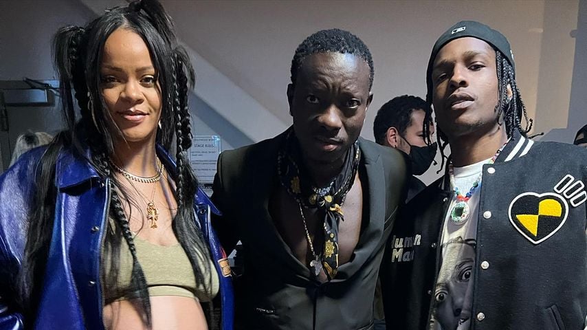 Mit nackter XXL-Kugel: Rihanna mit A$AP bei Comedy-Abend