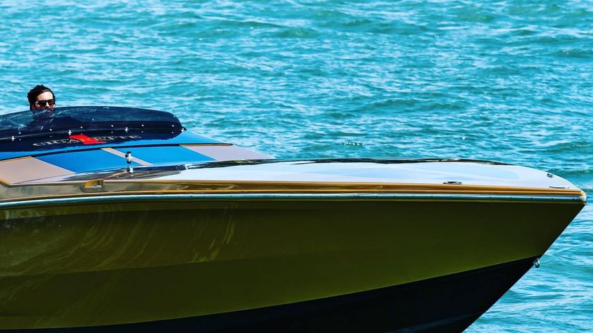 Scott Disick in seinem Boot "305"