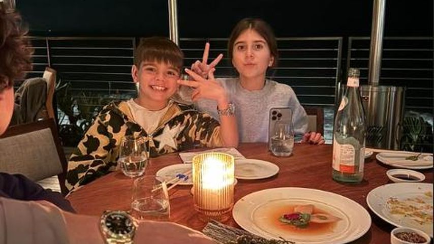 Scott Disick mit seinen Kids
