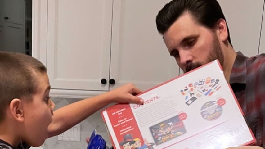 Scott Disick mit seinem Sohn im Dezember 2021