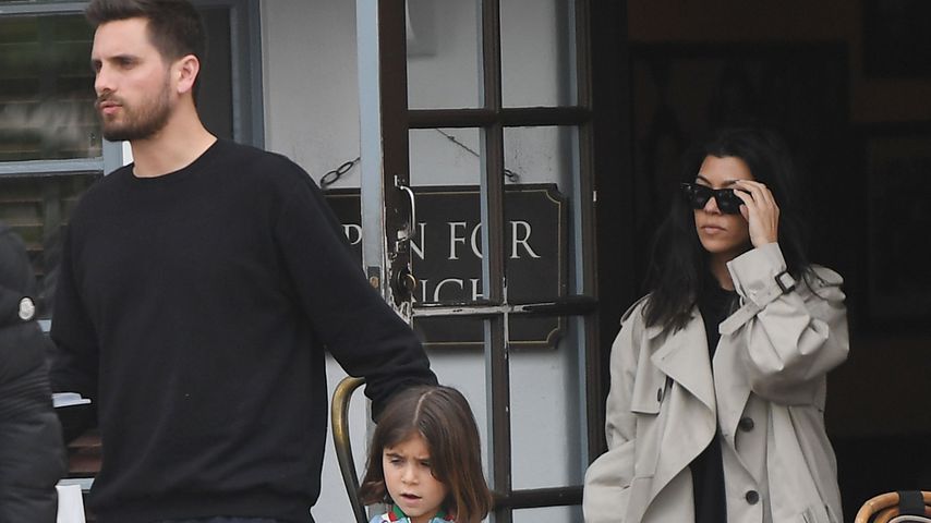 Scott Disick mit seiner Tochter Penelope und seiner Ex Kourtney Kardashian