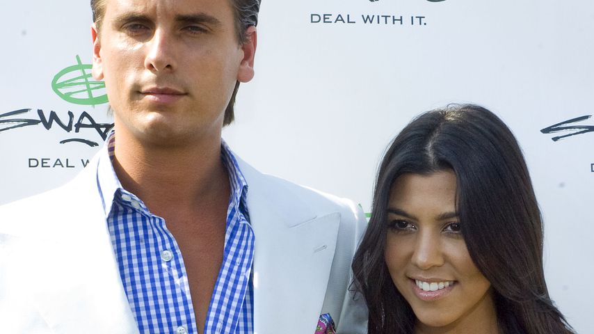 Scott Disick und Kourtney Kardashian bei einem Event in New York, Juli 2010