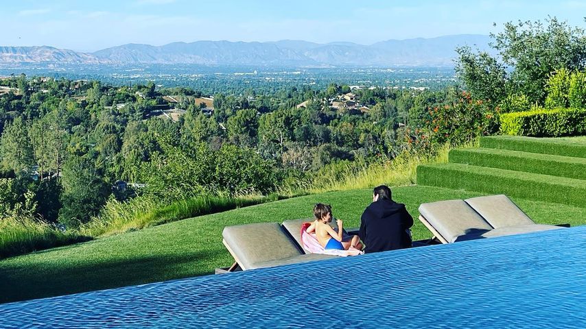 Scott Disick und sein Sohn Reign im Mai 2022