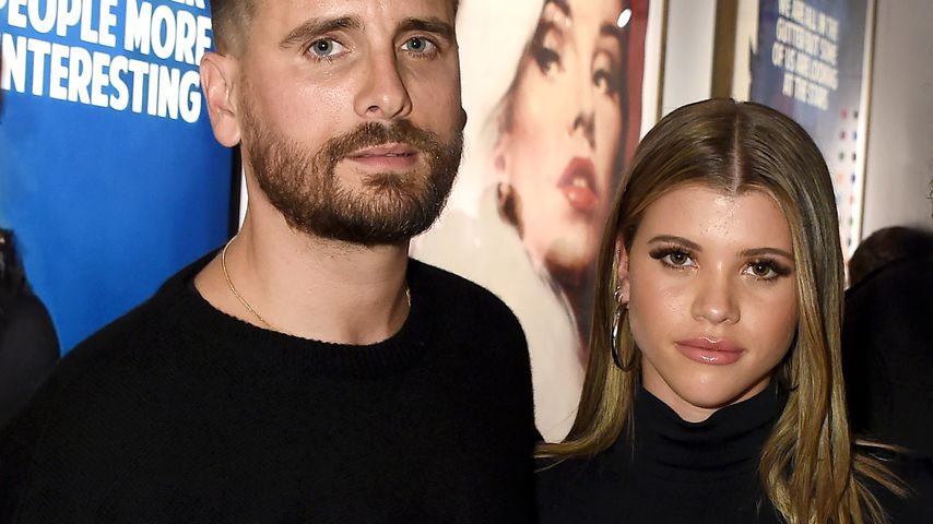 Scott Disick und Sofia Richie auf einer Ausstellungseröffnung in West Hollywood im Oktober 2018