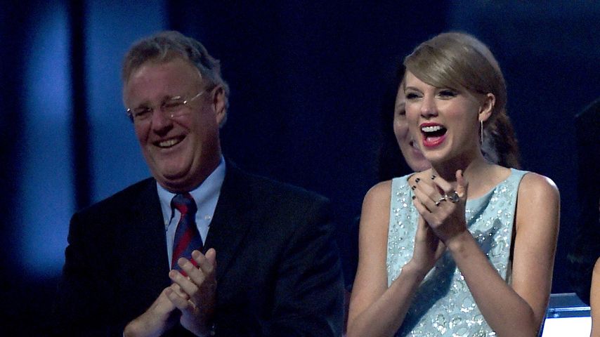 Scott mit seiner Tochter Taylor Swift, April 2015