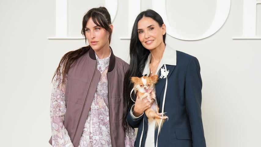 Scout LaRue Willis und Demi Moore im Juni 2024