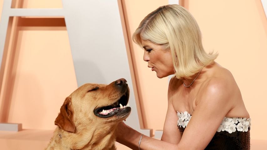 Selma Blair mit tierischer Begleitung auf Oscars-Afterparty