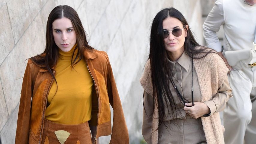 Scout Willis mit ihrer Mutter Demi Moore