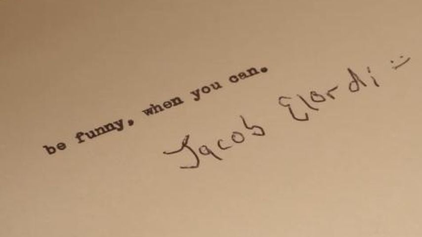 Unterschrift von Schauspieler Jacob Elordi