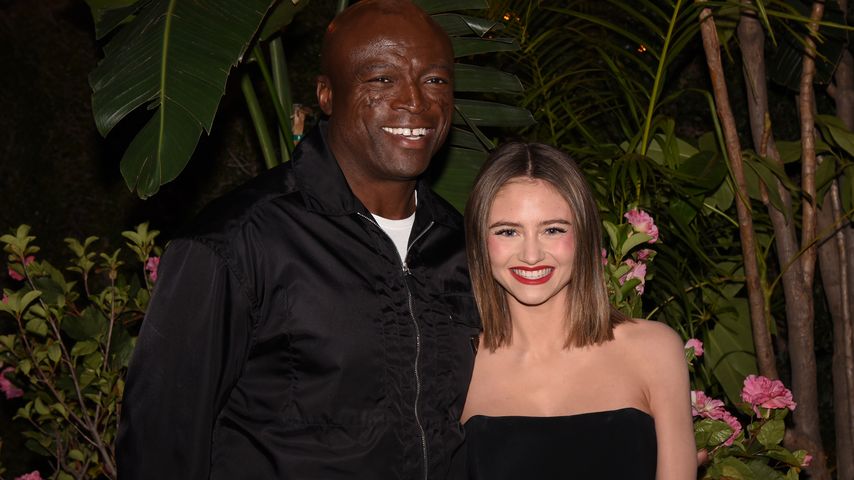 Seal Samuel und seine Adoptivtochter Leni Klum, Januar 2023