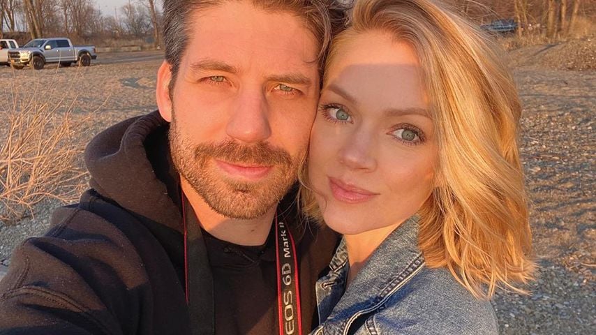 Sean Clayton und Lindsay Ellingson im April 2020