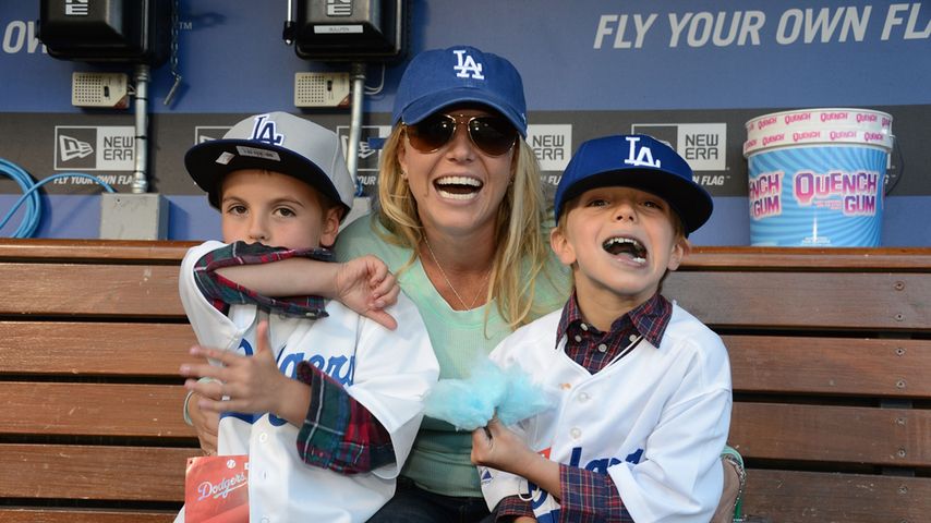 Sean Federline, Britney Spears und Jayden Federline im Jahr 20213