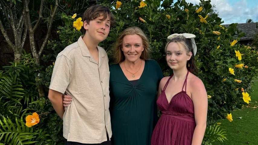 Sean Murrays Ex-Frau Carrie mit ihren gemeinsamen Kindern River und Caitlyn