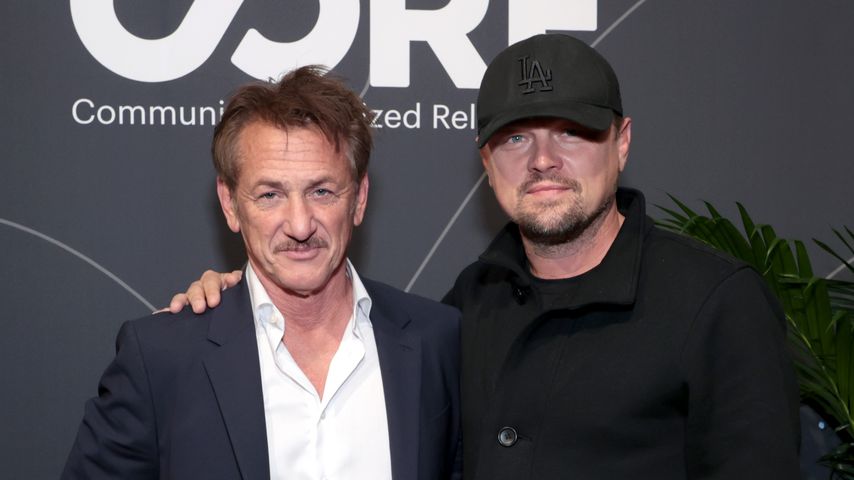 Sean Penn und Leonardo DiCaprio im Dezember 2021