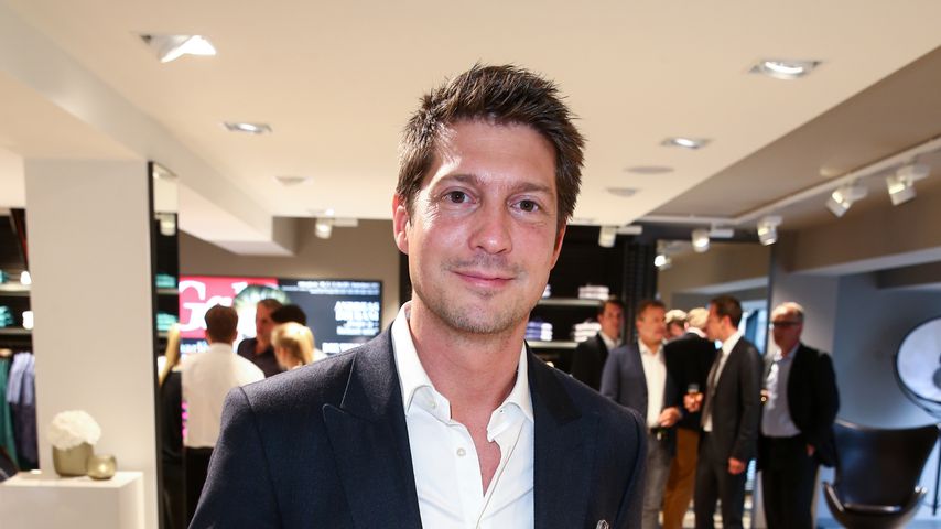 Sebastian Deyle übt schon einmal die Vaterrolle