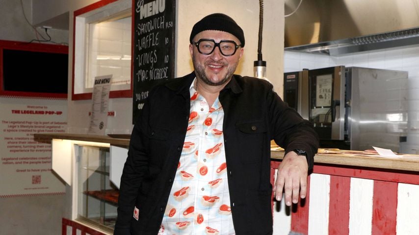 Sebastian Lege eröffnet den LegeLand Pop-Up in der Markthalle Pfefferberg in Berlin, 16. Januar 2026.