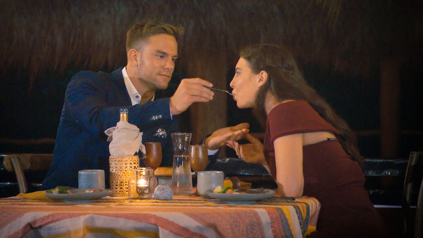 Sebastian Preuss und Jenny-Jasmin bei einem "Der Bachelor"-Date